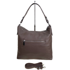 На фото 2 - Женская сумка из искусственной кожи, цвет пудра