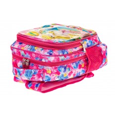 На фото 3 - Небольшой школьный рюкзак из текстиля, цвет фуксия