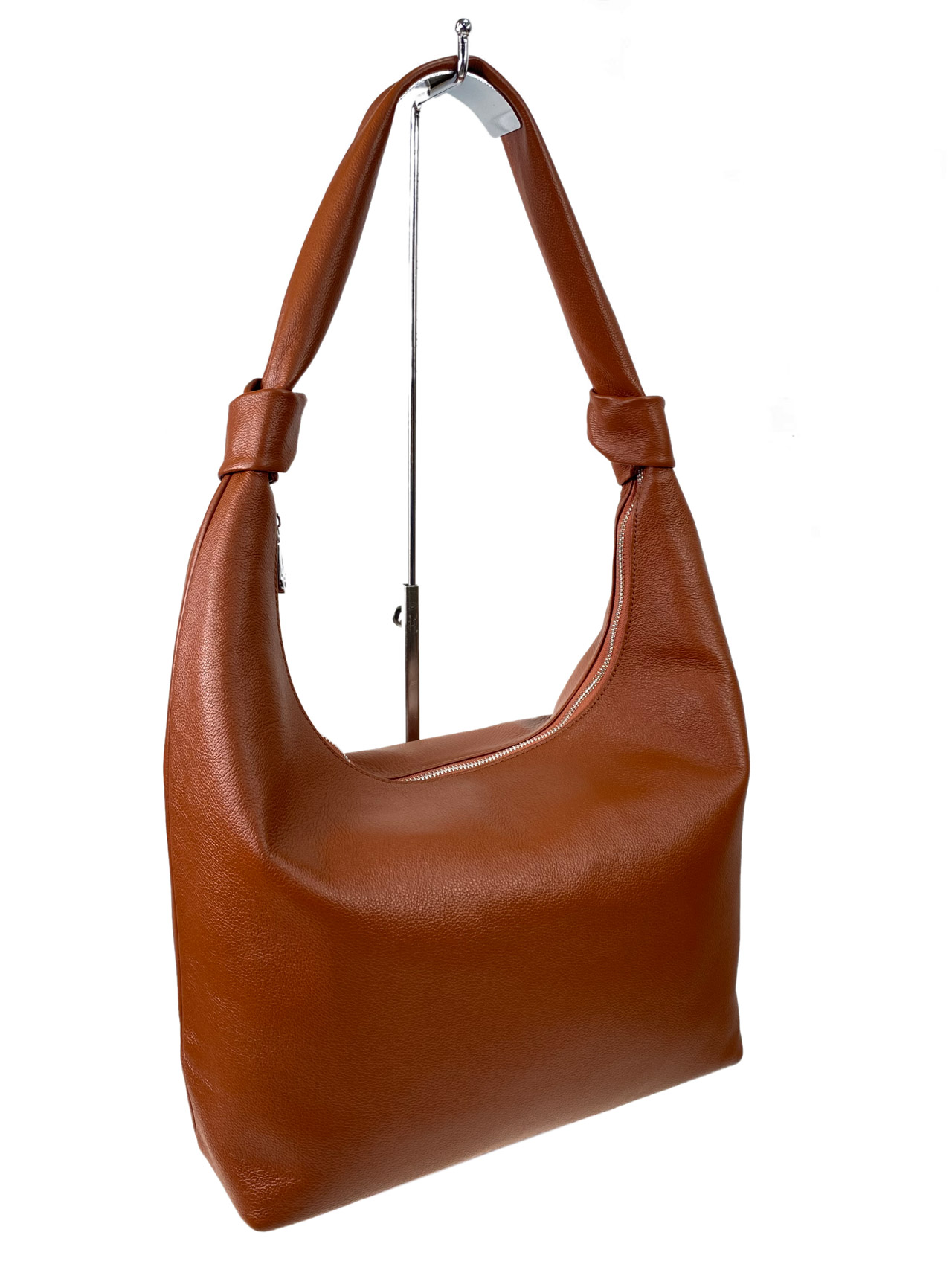 На фото 3 - Женская сумка  из натуральной кожи, цвет рыжий