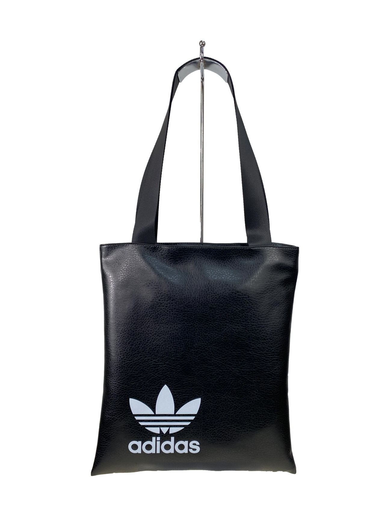На фото 3 - Женская сумка шоппер из искусственной кожи, цвет черный