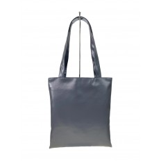 На фото 3 - Женская сумка шоппер из искусственной кожи, цвет графит 