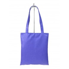 На фото 3 - Женская сумка шоппер из искусственной кожи, цвет  фиолетовый