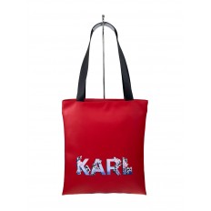 На фото 3 - Женская сумка шоппер из искусственной кожи, цвет красный