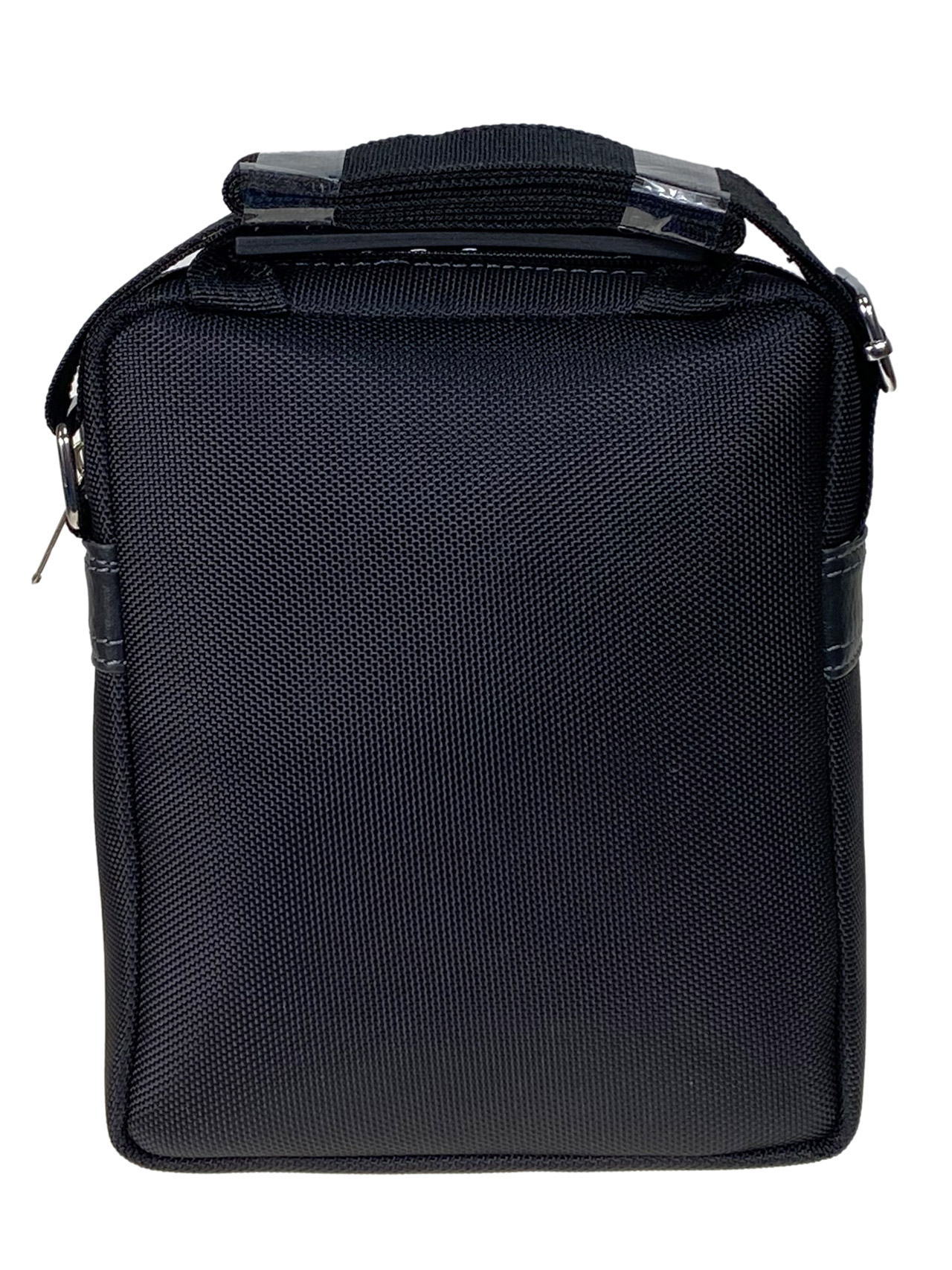 На фото 2 - Мужская сумка из текстиля, цвет черный