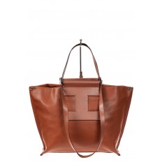 На фото 2 - Женская сумка из натуральной кожи, цвет рыжий