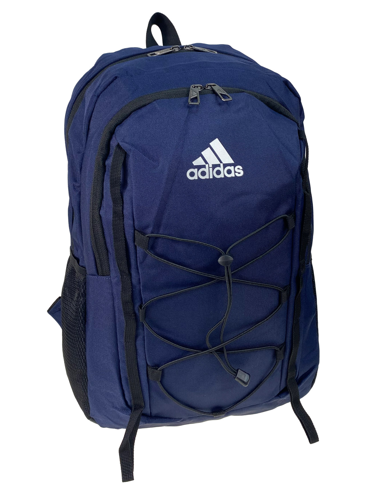 На фото 1 - Молодежный рюкзак из  водоотталкивающей ткани, цвет синий