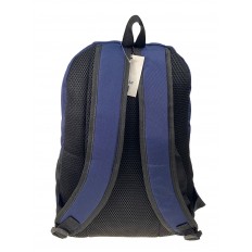 На фото 2 - Молодежный рюкзак из  водоотталкивающей ткани, цвет синий