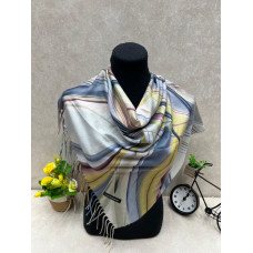 На фото 1 - Платок из кашемира мультицвет