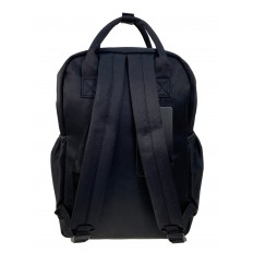 На фото 2 -  Молодежный рюкзак из текстиля, цвет черный