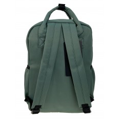 На фото 2 -  Молодежный рюкзак из текстиля, цвет зеленый
