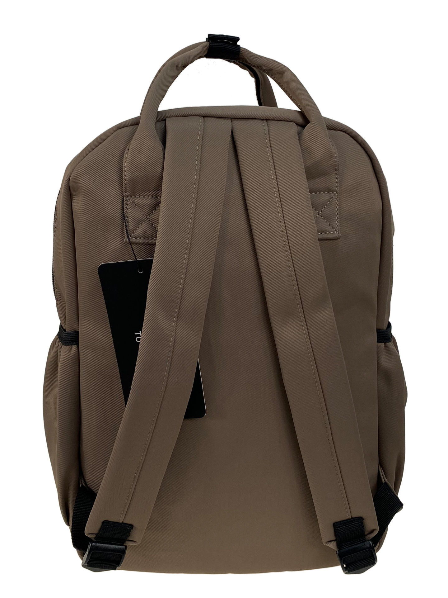 На фото 2 -  Молодежный рюкзак из текстиля, цвет коричневый