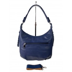 На фото 2 - Женская сумка из искусственной кожи, цвет синий