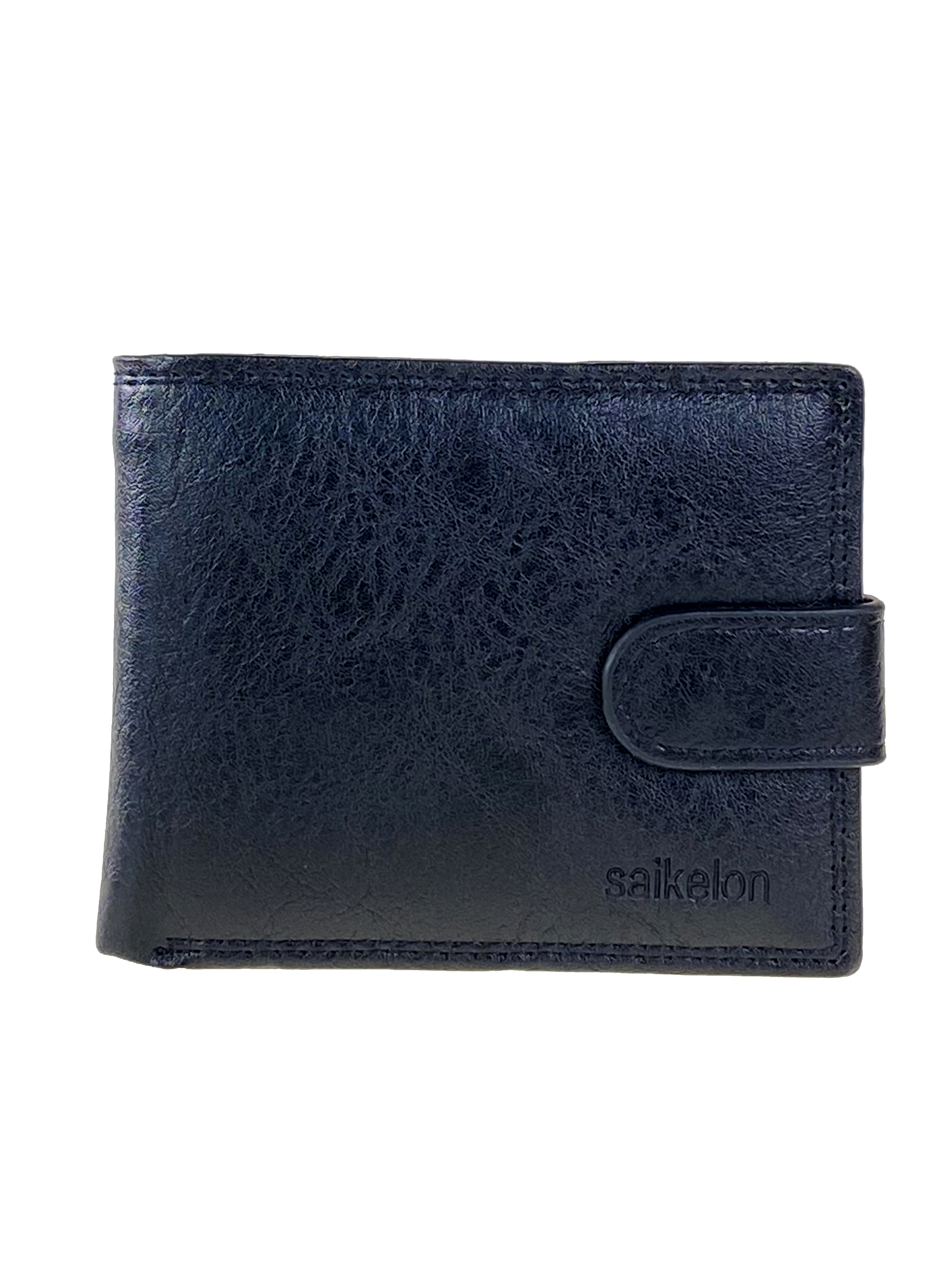 На фото 1 - Мужской кошелёк из экокожи, цвет чёрный