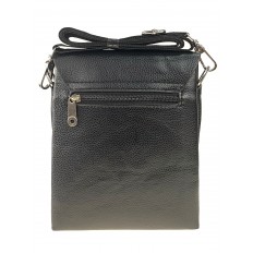На фото 3 - Мужская сумка планшет из фактурной экокожи, цвет чёрный