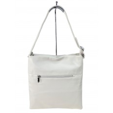 На фото 2 - Женская сумка из искусственной кожи цвет белый