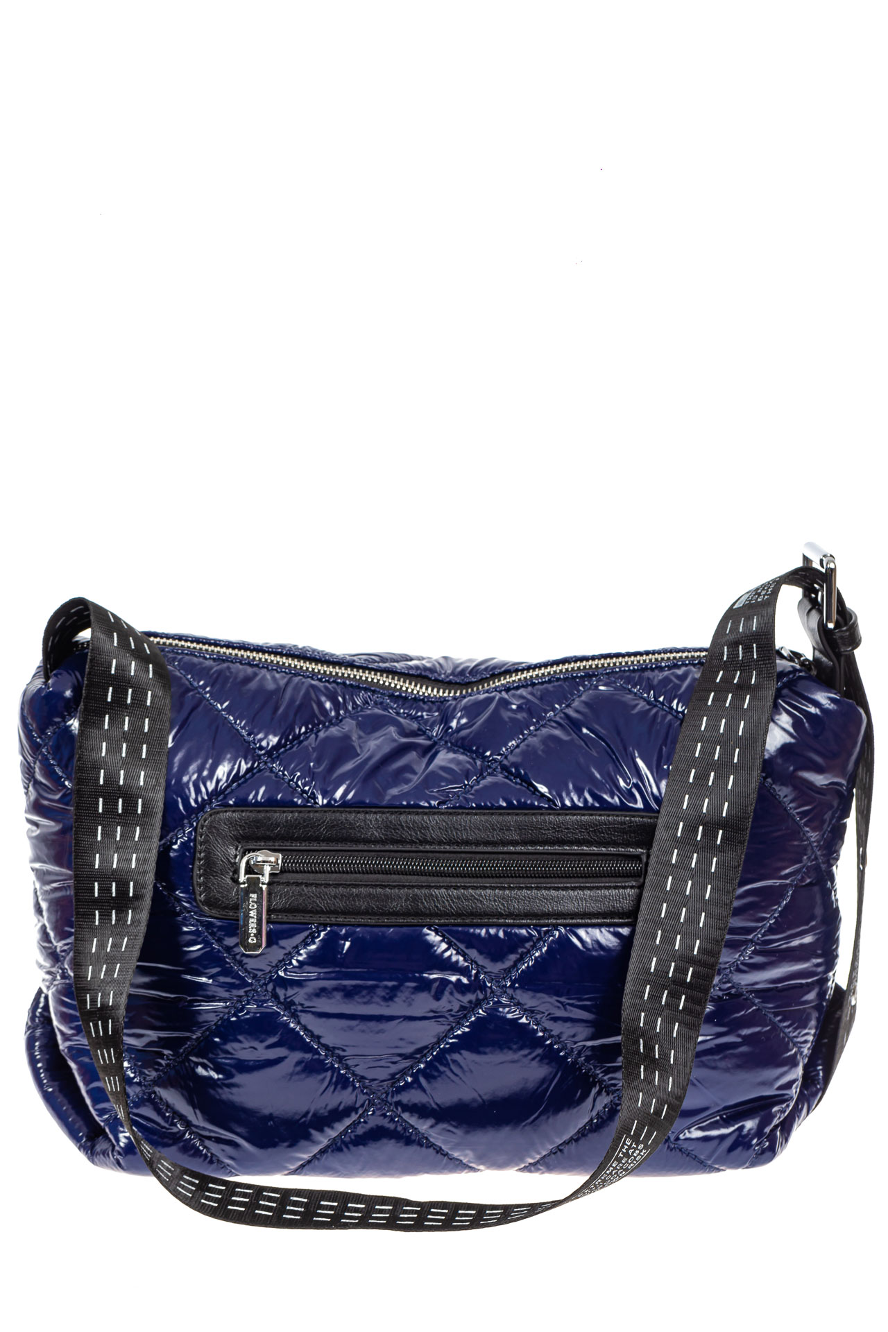 На фото 3 - Молодёжная стёганая сумка, цвет синий