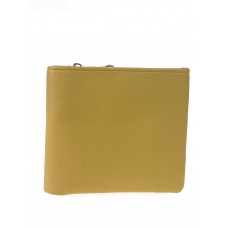 На фото 1 - Небольшой женский кошелек из искусственной кожи, цвет желтый