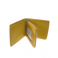 На фото 2 - Небольшой женский кошелек из искусственной кожи, цвет желтый