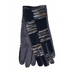 На фото 1 -  Элегантные демисезонные перчатки из велюра, цвет серый
