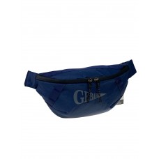 На фото 1 - Мужская поясная сумка из текстиля, цвет синий