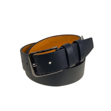 На фото 1 -  Ремень мужской из искусственной кожи, цвет черный