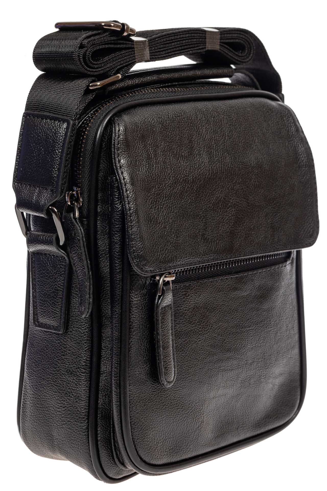 На фото 1 - Мужская сумка для документов, цвет чёрный