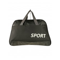 На фото 2 - Дорожно-спортивная сумка из текстиля, цвет чёрный