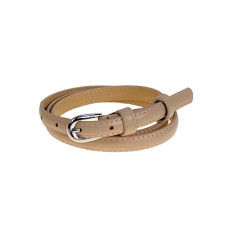 На фото 1 -  Ремень женский из искусственной кожи, цвет  светло коричневый