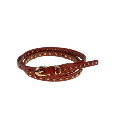 На фото 1 -  Ремень женский из натуральной кожи кожи, цвет коричневый