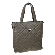 На фото 1 - Женская сумка из искусственной кожи, цвет хаки На фото 1 - Женская сумка из искусственной кожи, цвет хаки