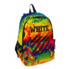 На фото 1 - Молодежный рюкзак из текстиля, мультицвет 