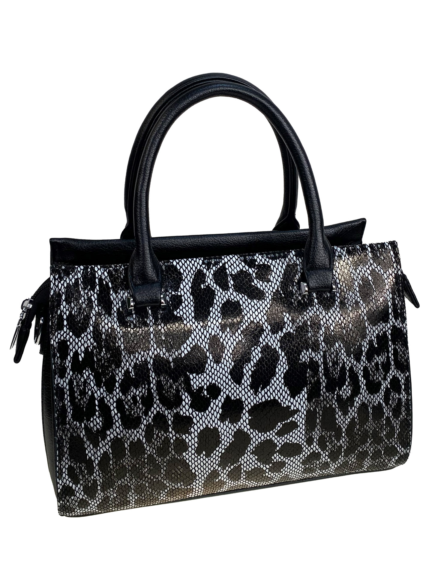 На фото 1 - Женская сумка из искусственной кожи мультицвет