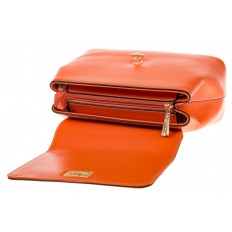 На фото 4 - Handbag из искусственной кожи оранжевого цвета 2342MJ5