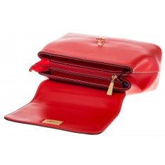 На фото 4 - Handbag из искусственной кожи красного цвета 2342MJ5