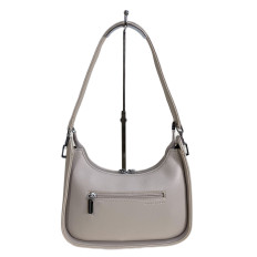 На фото 2 - Женская сумка из искусственной кожи, цвет серо-белый