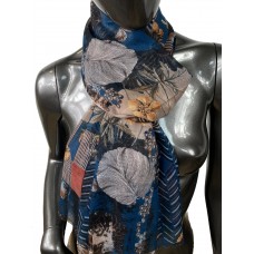 На фото 1 - Легкий палантин-шарф , цвет мультицвет