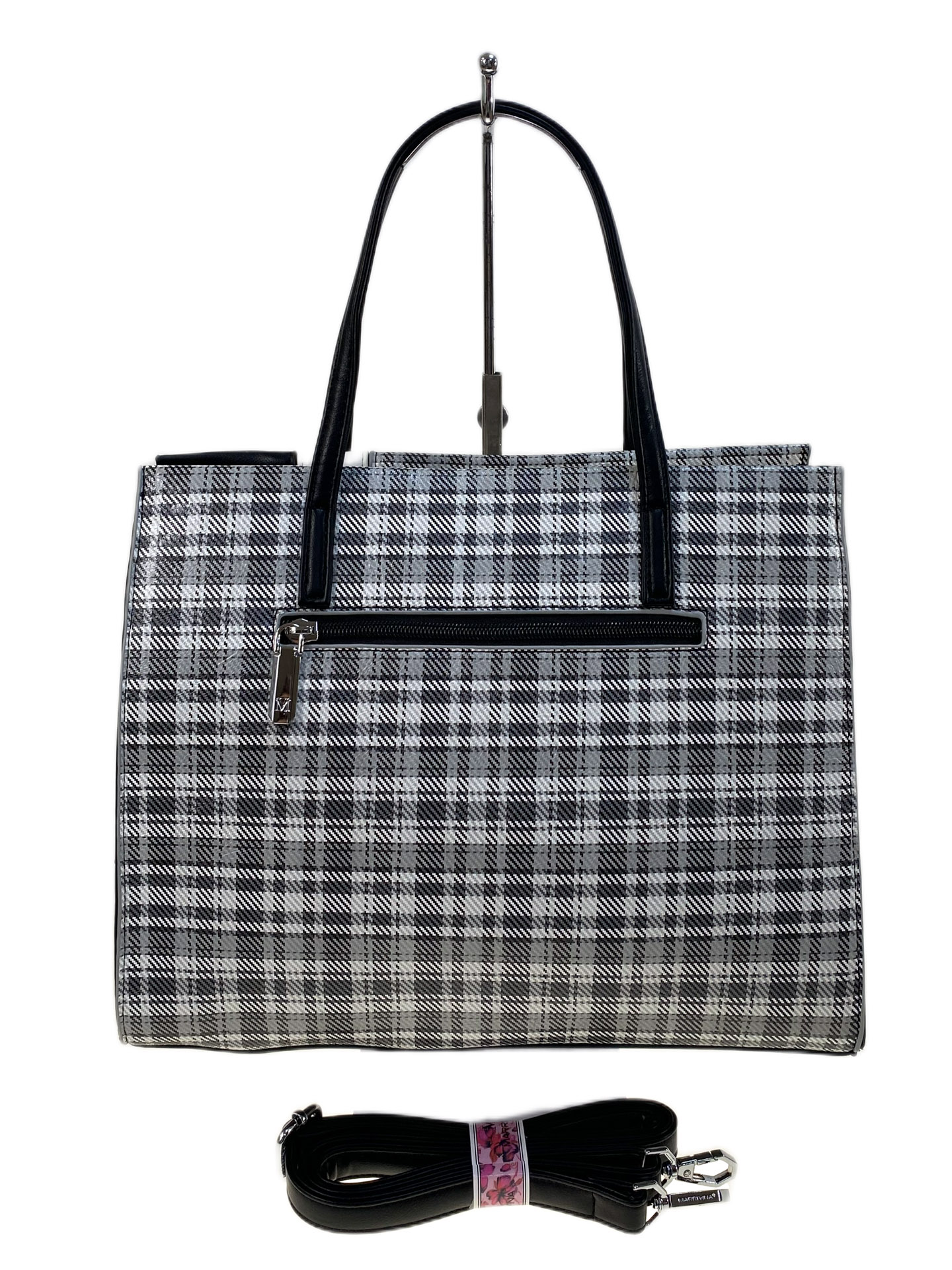 На фото 2 - Женская сумка из искусственной кожи мультицвет