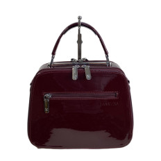 На фото 2 - Женская сумка из искусственной кожи, цвет бордовый На фото 2 - Женская сумка из искусственной кожи, цвет бордовый