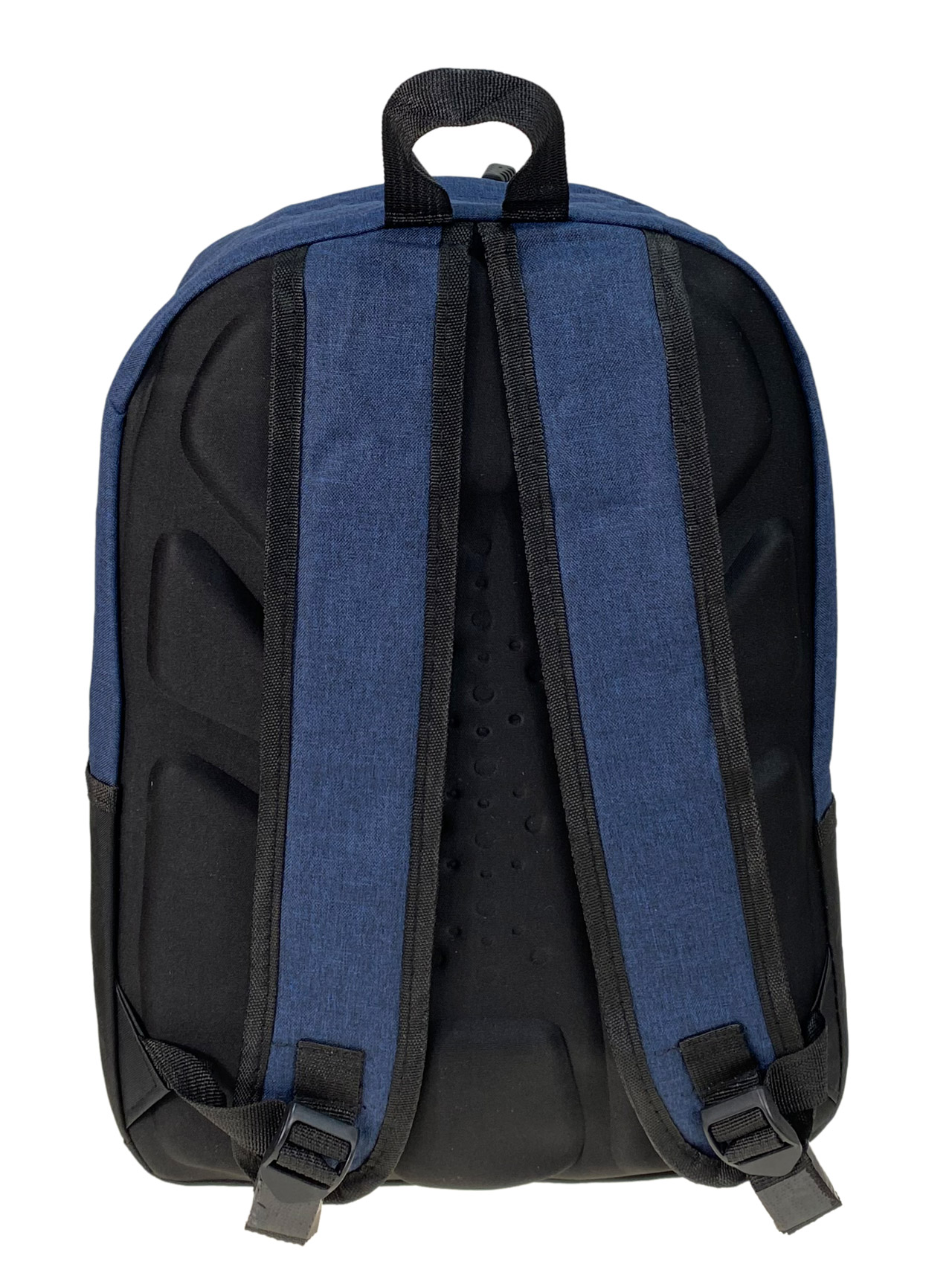На фото 2 - Мужской  рюкзак из текстиля ,цвет синий с черным