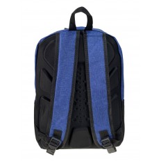 На фото 2 - Мужской  рюкзак из текстиля ,цвет ярко синий с черным 