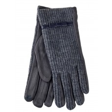 На фото 1 - Классические перчатки женские, цвет серый