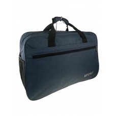 На фото 1 - Дорожно-спортивная сумка из текстиля, цвет синий