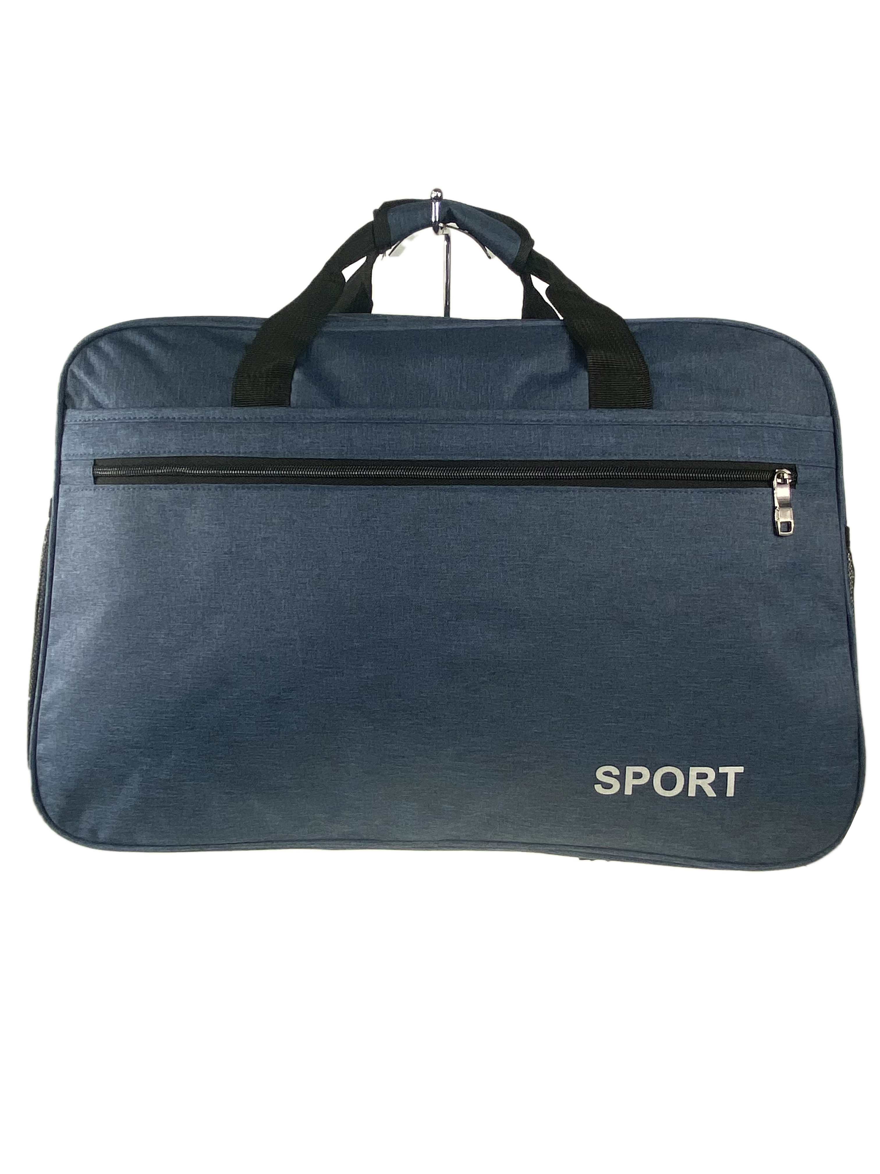 На фото 2 - Дорожно-спортивная сумка из текстиля, цвет синий