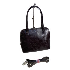 На фото 2 - Женская сумка из натуральной кожи, цвет шоколад