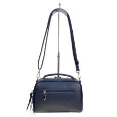 На фото 2 - Женская сумка из искусственной кожи и замши, цвет синий На фото 2 - Женская сумка из искусственной кожи и замши, цвет синий