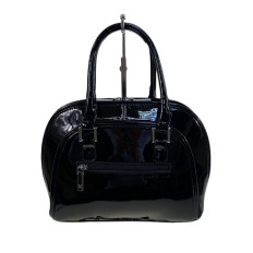 На фото 2 - Женская сумка из искусственной кожи, цвет черный На фото 2 - Женская сумка из искусственной кожи, цвет черный