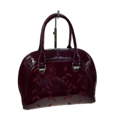 На фото 1 - Женская сумка из искусственной кожи, цвет бордовый На фото 1 - Женская сумка из искусственной кожи, цвет бордовый