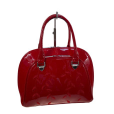 На фото 1 - Женская сумка из искусственной кожи, цвет красный На фото 1 - Женская сумка из искусственной кожи, цвет красный