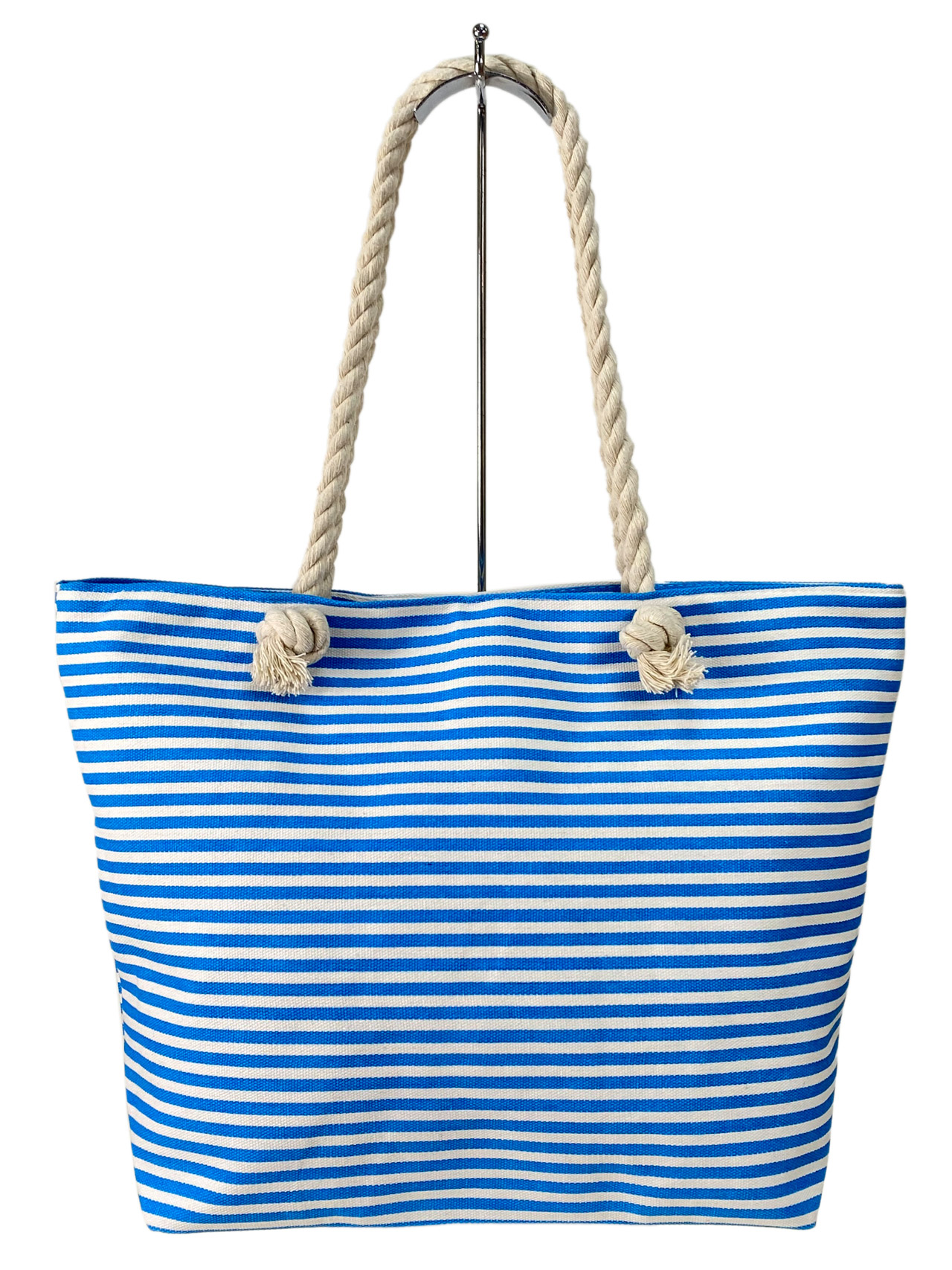 На фото 1 - Пляжная сумка из текстиля, мультицвет 