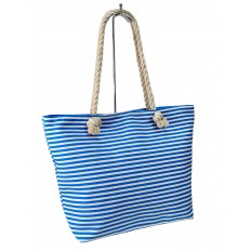 На фото 2 - Пляжная сумка из текстиля, мультицвет 